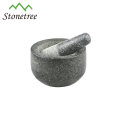 cheap price 20cm black color marble stone herb grinder